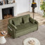 Convertible Sleeper Sofa Bed With Pullout Function, 4 Pillows And Side Pockets, Ideal For Living Room, Bedroom, Apartment And Office Use-1944668806