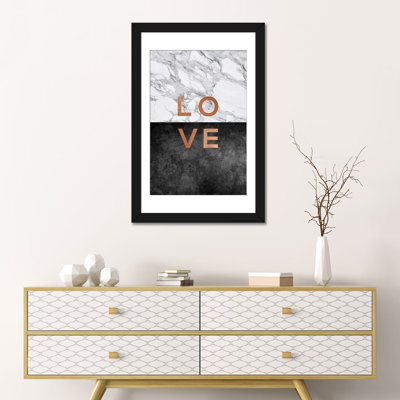 «Love», impression sur toile