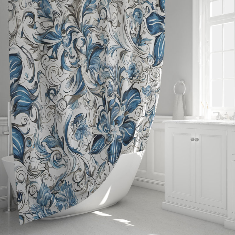 Rideau de douche Rushie, H 72 po x l 70 po
