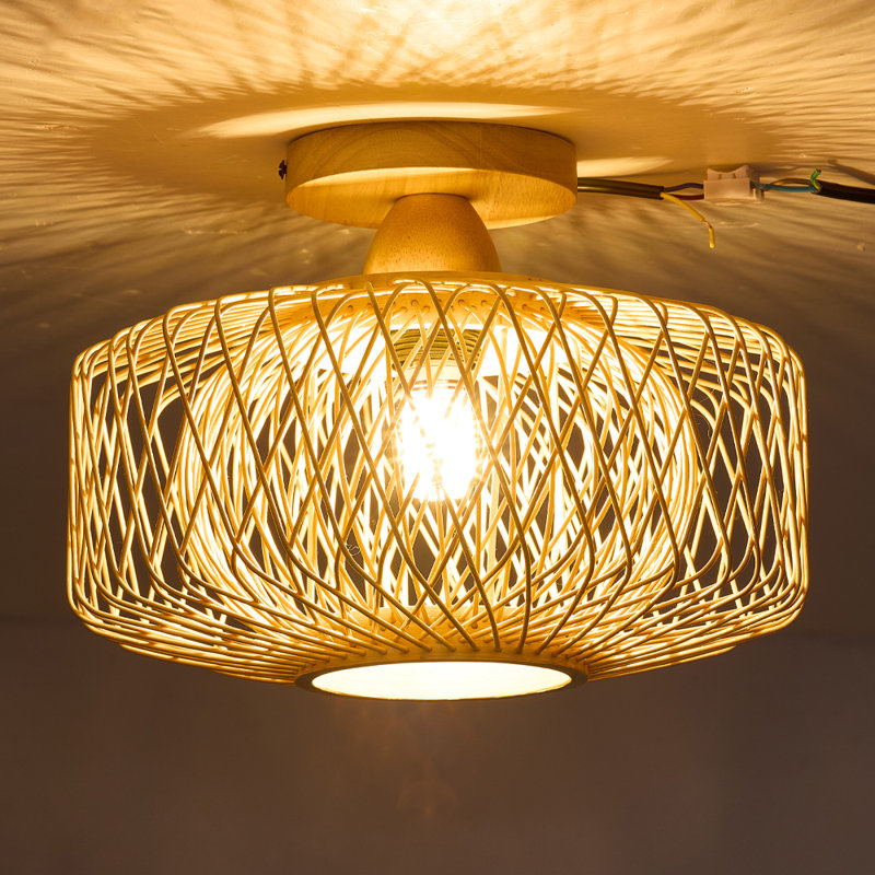 Manufactured Wood Flush Mount