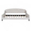 Lit de jour capitonné moderne de luxe avec cadre en bois stable Design multifonctionnel Aucun sommier requis-1020124560-1020124562