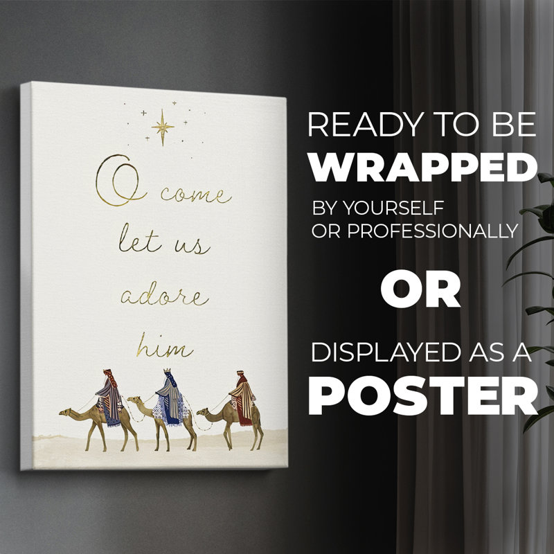 Collection Away in a Manger B - Impression sur toile seulement - NON-CADRE, H 60 po x l 40 po