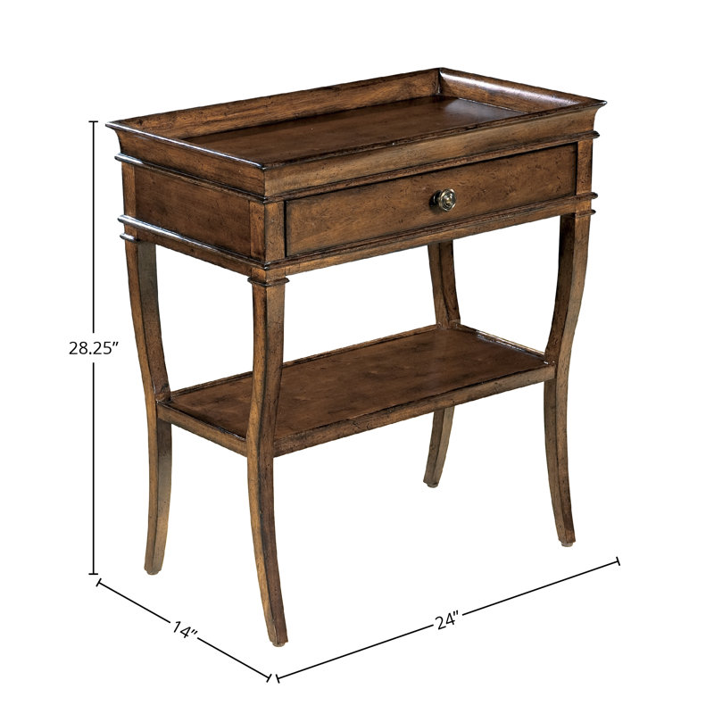 European Legacy Square Lamp End Table