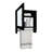 White Mirror Medicine Cabinet With Towel Rack, 19.7" H X 17.7" W, Two Interior Shelves For Bathroom And Kitchen, Chic Space Saver Storage Option