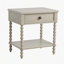 Table de chevet crème antique