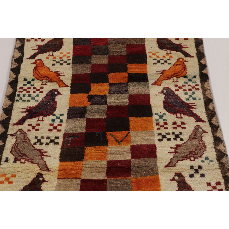 Vintage One-of-a-Kind 2'8" x 4'11" Hand Knotted Area Rug