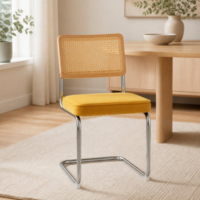 Ensemble de 2 chaises de salle à manger Mid Century