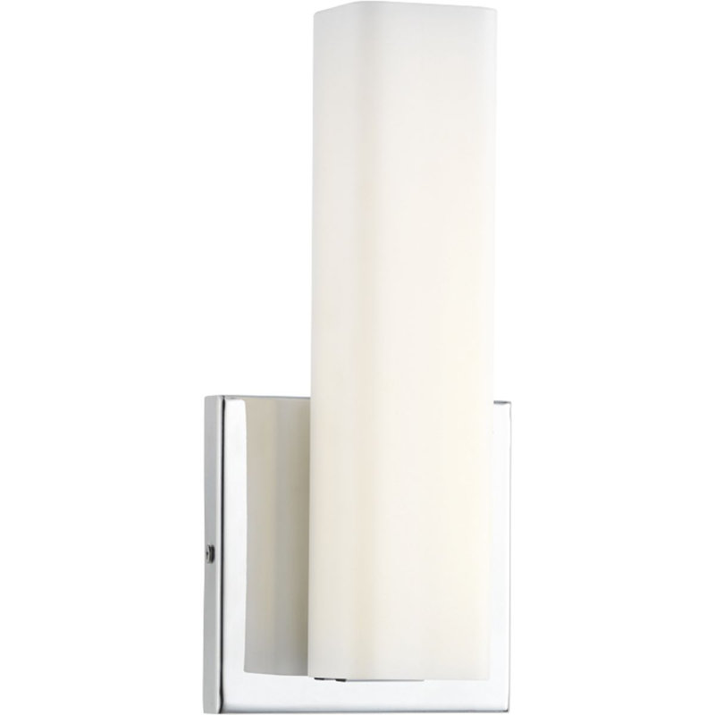 Fitzgerald LED Flush Mounted Sconce, Polished Chrome