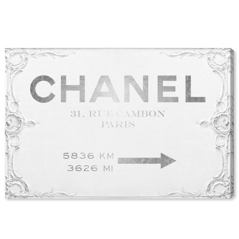 Panneau de mode et glamour - peinture, Toile tendue, H 20 po x l 30 po, No Frame