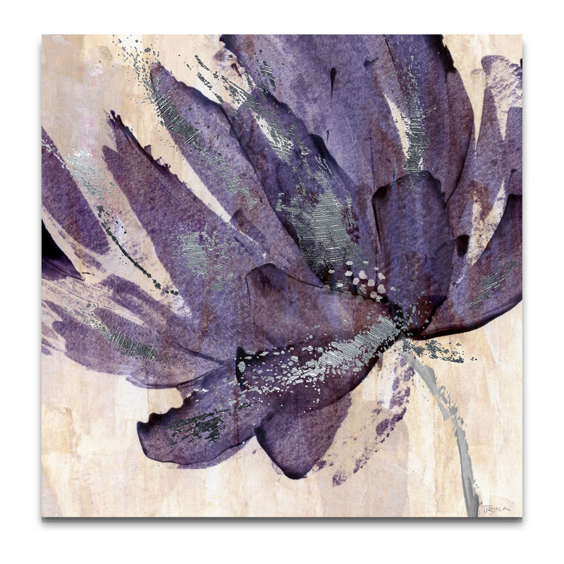 «Mauve» - reproduction d'art, H 40 po x l 40 po, Toile tendue, Sans cadre
