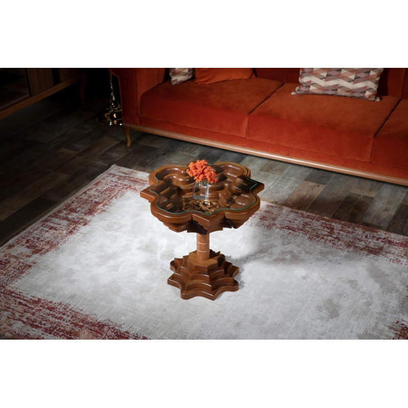Table de bout en verre