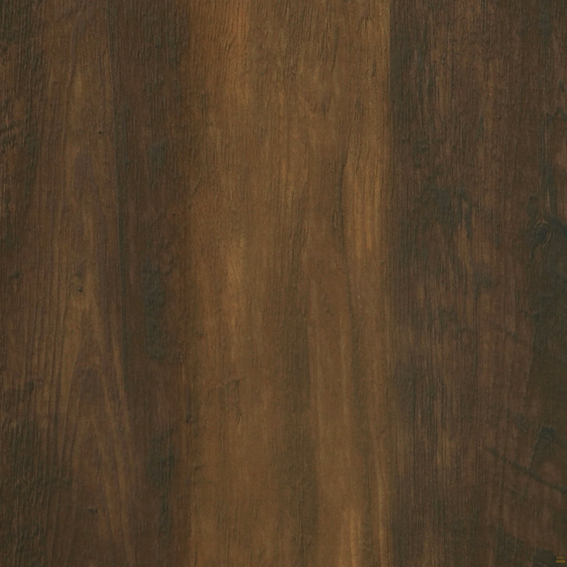 Table de bout carrée en bois d'ingénierie, Marron foncé