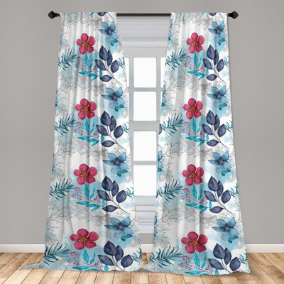Semi Sheer Sliding Panel Pair