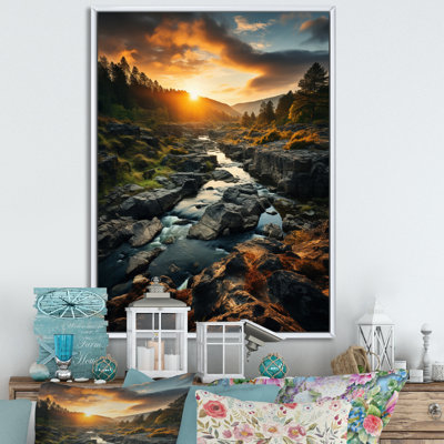 " Sunset In West Virginia Landscape "