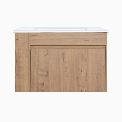 Meuble-lavabo de 30 pouces avec tablette ouverte, KD-Packing