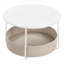 Table ronde avec panier en tissu-1214220503