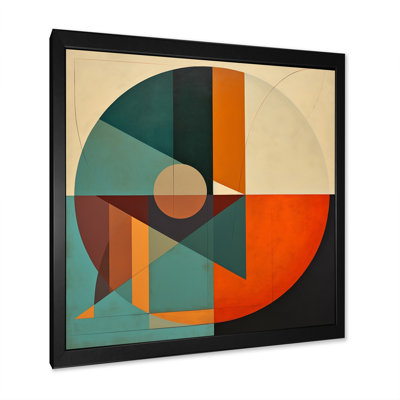 «Odyssey Midcentury Retro Abstract Geometrics I», reproduction sur toile