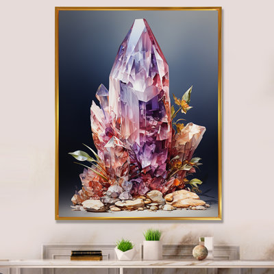 Spiritual Stone Quartz II sur toile