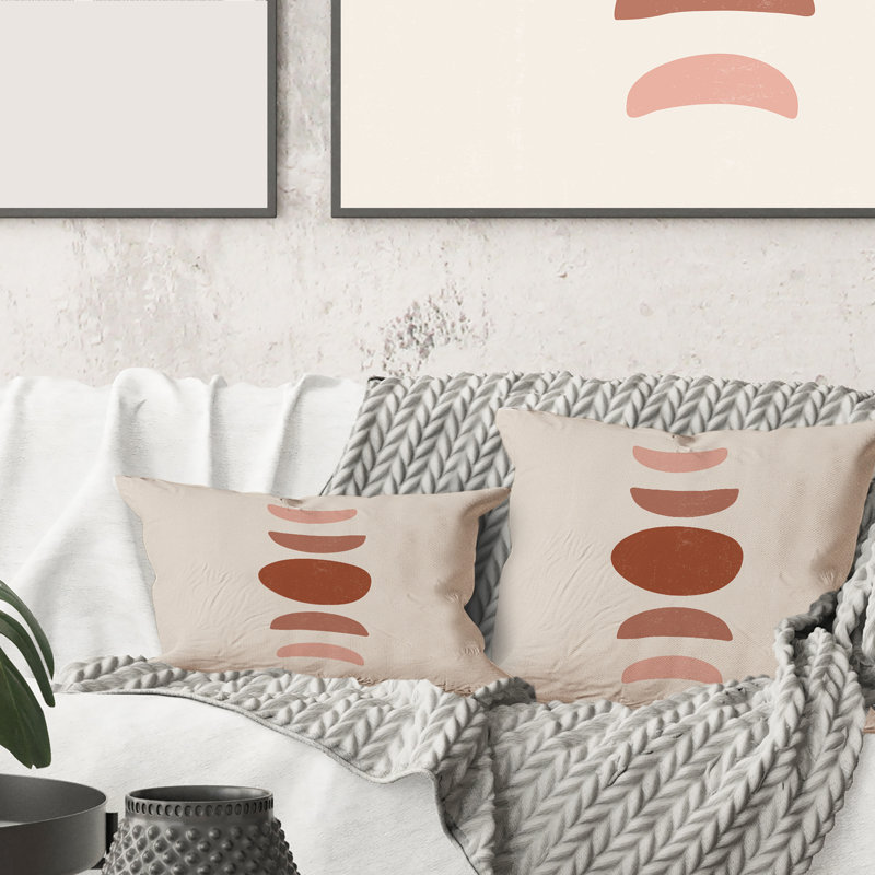 Geometric Throw Pillow, 16" x 16"