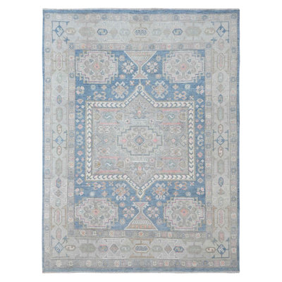Jaqueta Marco Hand Knotted Blue 8x10 Rug