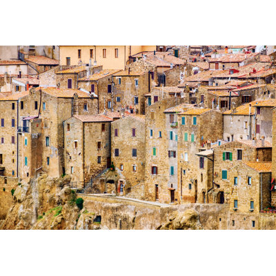 Pitigliano City by Remedios - Wrapped Canvas Print