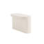 Poignée de meuble ovale moderne Mid-Century ROUS - Poignée de tiroir en aluminium, blanc (1 compte) -90840679