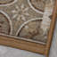 Runner Vintage Look Looped / Hooked Area Rug-2090135083