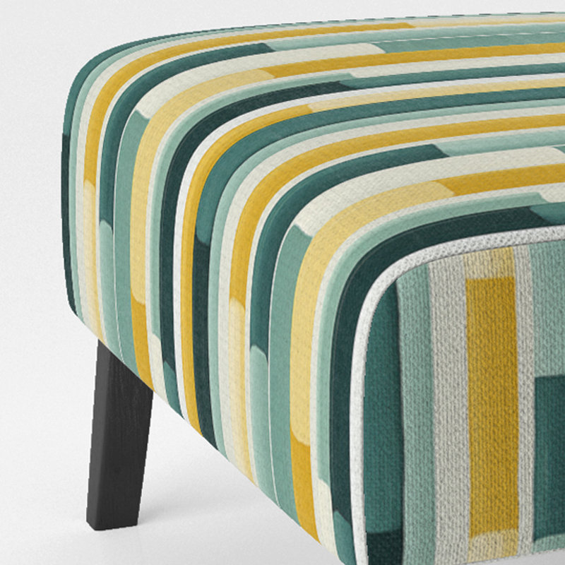 Fauteuil de chambre décoratif tapissier moderne et contemporain Jungle
