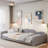 Galanti Upholstered Daybed With Cloud-shaped Backrest-253716211-253716213