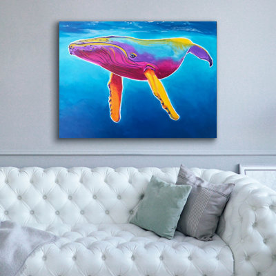 " Humpback Whale - Rainbow " by Dawg Painter