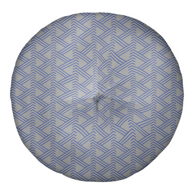 Coussin de sol zig zag classique