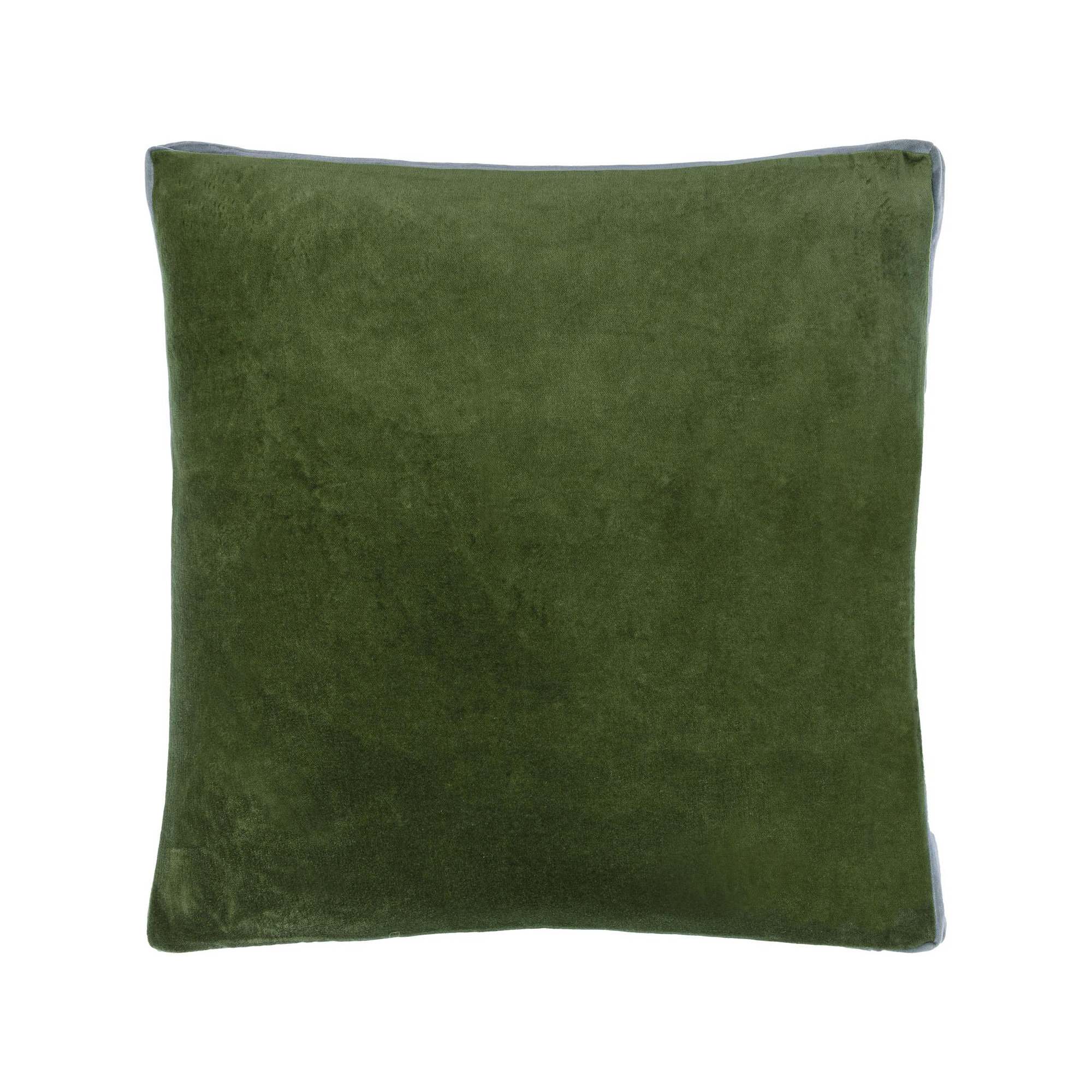  Nicholas Cotton Throw Pillow, Green/Teal, Pillow Cover Only - No Insert, 20" x 20"
