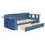 Grand lit de jour avec bureau amovible, tiroirs de rangement et table d'appoint hydraulique, lit de jour multifonctionnel bleu-1503886665-1503886661