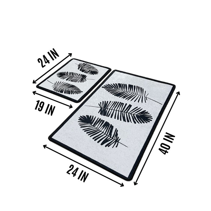 Teryl Bathroom Rug, 24" W x 40" L