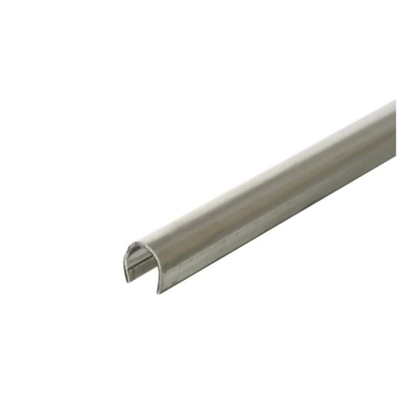 Stainless Steel Snap-On Track Cover for Sliding Glass Doors