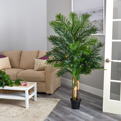 72'' Faux Palm Plant in Pot Liner