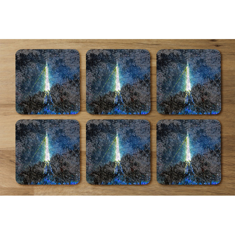 Square 6 Piece Coaster Set