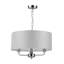 Durham 3 - Light Drum Shade Chandelier-1407331173