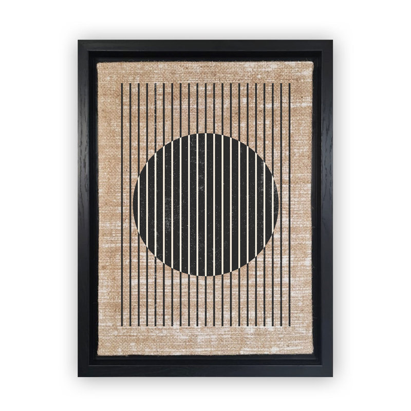 Decorative Canvas Painting, 26" H x 18.1" W, Black