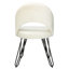 Chaise d'appoint rembourrée en velours Lisbon-46322995