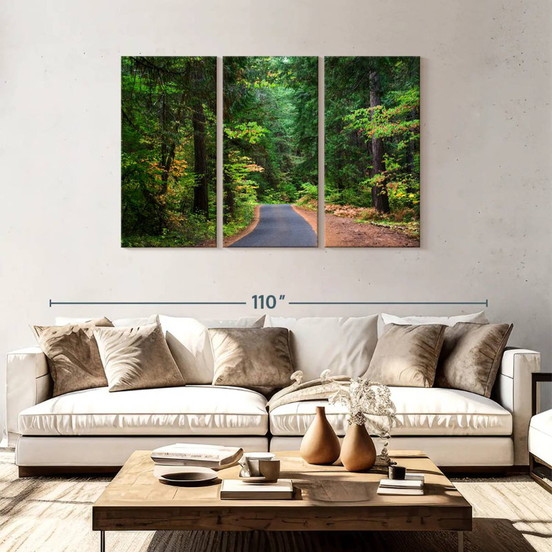Harnek Oregon Pine Trees, 48" H x 74" W
