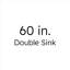 Ensemble de meuble-lavabo double 60 po Gavino-458687466-458687467