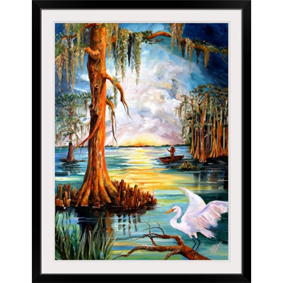 «Down on the Bayou» par Butterworth, reproduction d'art
