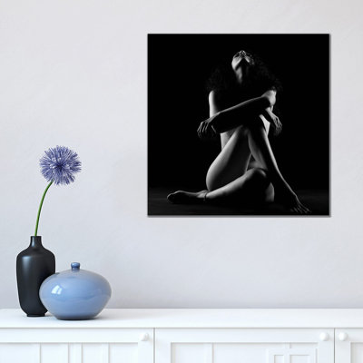 Nude Woman Silhouette I by Alessandro Della Torre - Wrapped Canvas Print