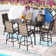 Alyne 6 - Person Metal Patio Dining Set with Rectangular Table
