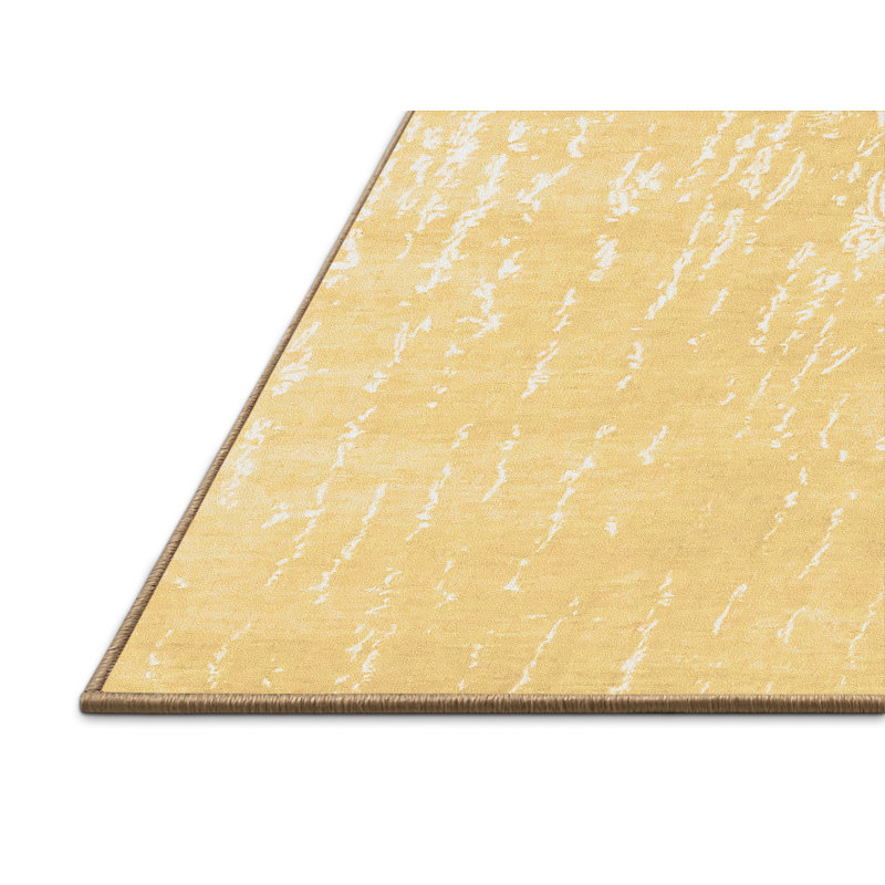 Tapis rectangulaire en laine / polyester tissé à la machine 8 pi x 10 pi Darlyne