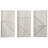 Breinne 3 Piece Contemporary Wood Geometric Wall Décor Set
