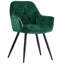 Modern Velvet Tufted Luxury Upholstered Dining Chair Runge 50cm H-823299354