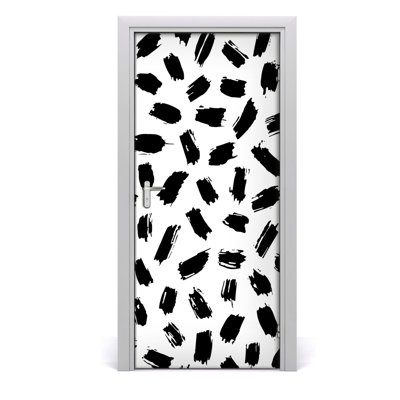 Black Spot Door Decal