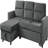Phenex Seaside Style Reversible Sleeper Sectional Sofa-113109550